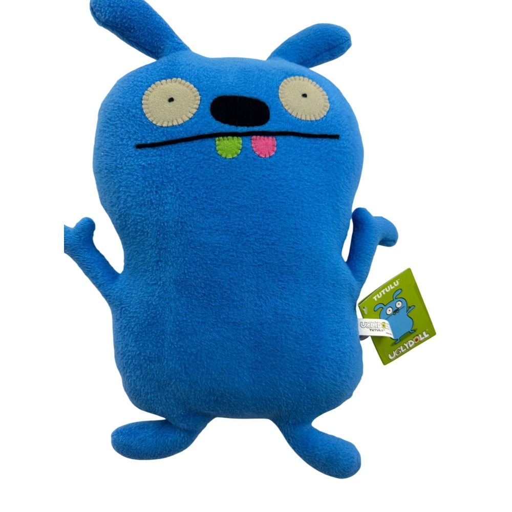 Uglydoll Tutulu Blue Plush Stuffed Toy 15 inch Monster 2010 NWT 10456